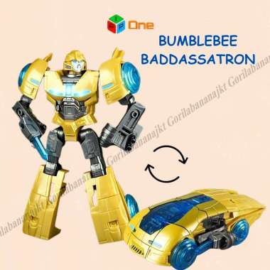 Mainan Action figure Hornet Warrior transformers one bumblebee Baddassatron JK-09