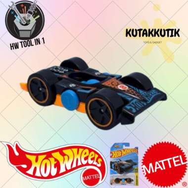 Hot Wheels Mobil Balap Formula F1 Flippin Fast Hitam Orange Lot E 2025 Experimotors