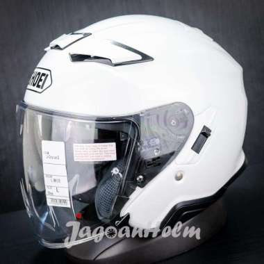 SHOEI HELM J-CRUISE II SOLID | WHITE | JCRUISE2 DOUBLE VISOR SNI M