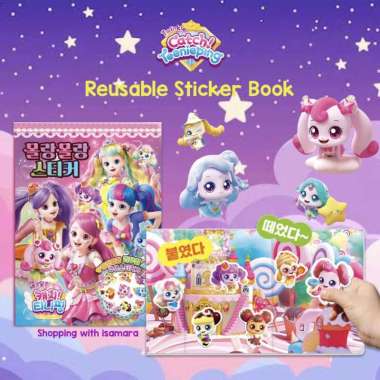 Character Reusable Sticker Book / Buku Stiker Karakter