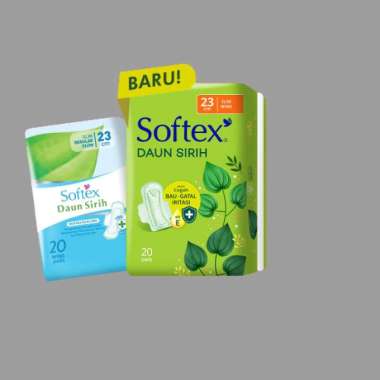 Softex daun sirih wings 23 cm isi 20 pads / 23 cm isi 30 pads / non wings 23 cm isi 20 pads wing 23 