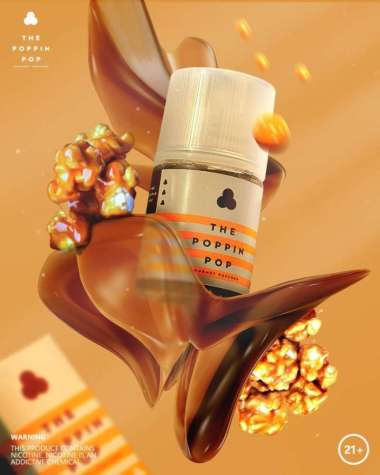 THE POPPIN POP CARAMEL BUTTER 60ML 4MG