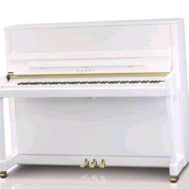 Piano Kawai K-300 Terbaru White Polish