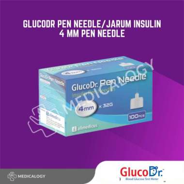 Glucodr Pen Needle/Jarum Insulin 4 mm glucodr pen needle