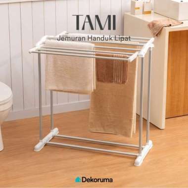 Dekoruma TAMI Jemuran Handuk / Gantungan Handuk Lipat