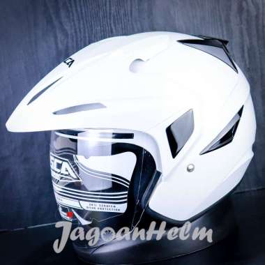 HELM ASCA PREMIER SOLID | WHITE | DOUBLE VISOR