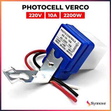 Photocell Sensor Cahaya Lampu LED 220V 10A Photoelectric Sensor Saklar Sensor Cahaya Control Lampu S