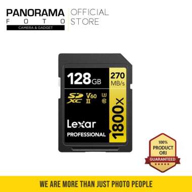 Memori Lexar 128GB Professional 1800x SDXC UHS-II