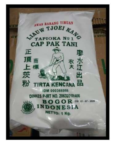 Tepung Tapioka no 1 Sagu Cap Pak Tani Liauw Tjoei Kang 1 kg