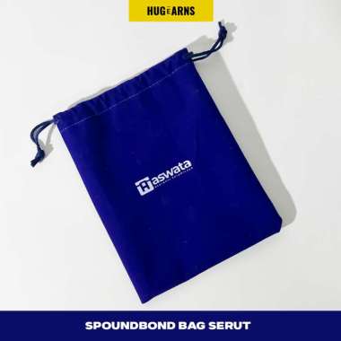 HUGeARNS - Tas Serut Draw String Pouch Packaging Souvenir Gift Custom / Corporate Gift Merchandise /