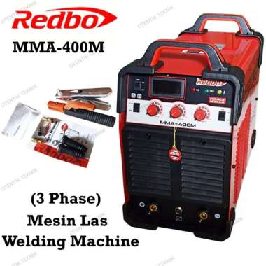 REDBO MMA-400M MESIN TRAVO LAS LISTRIK 3 PHASE INVERTER 380V - WELDING MACHINE MMA 400M 3 FASE 380 V