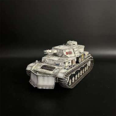 Tank German Winter Panzer IV F1 with Red Devil Skala 1:30 Warpark