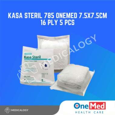 Kasa Steril 7165 LD OneMed 7.5x7.5cm 16 Ply 5 Pcs