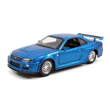 Jada 1:32 - Fast & Furious Brian’s Nissan Skyline GT-R (BNR34) Biru