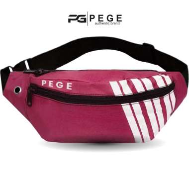 Tas Slempang Waistbag Pria Wanita PEGE Tas Bahu Casual Simpel SERBA 10 RIBUAN - PG 10K 8855