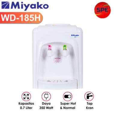 DISPENSER MIYAKO WD-185H / WD185H GARANSI RESMI (MEDAN)