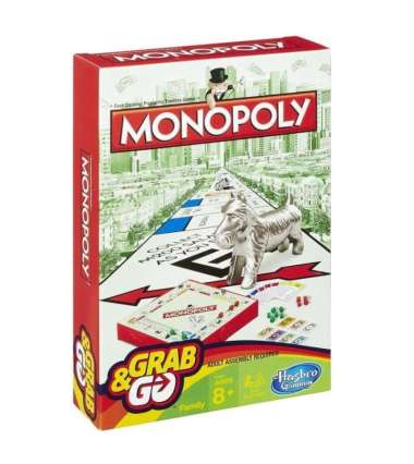 Monopoly Grab & Go Board Game