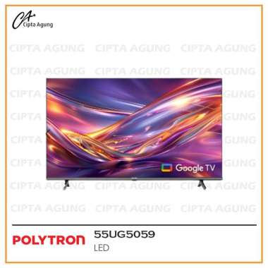 LED TV 55 INCH POLYTRON SMART GOOGLE TV 4K UHD PLD-55UG5059
