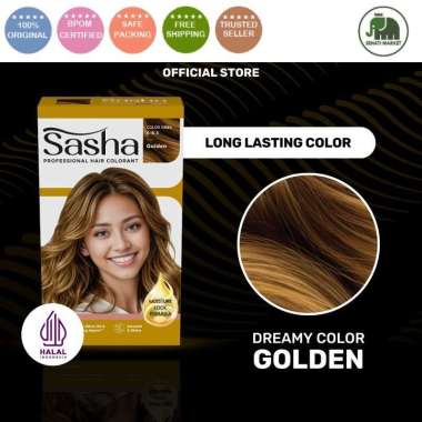 ֍SM֎ SASHA Hair Professional Colorant / Bleaching Box | Hair Professional Colorant 25gr Golden 25g