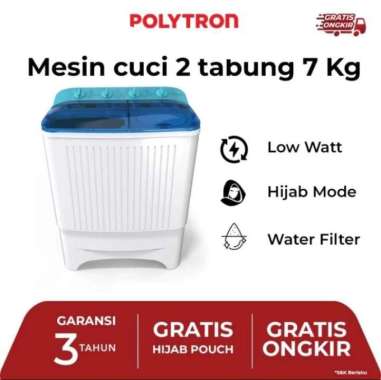 MESIN CUCI POLYTRON PWM 7072 - 2 TABUNG