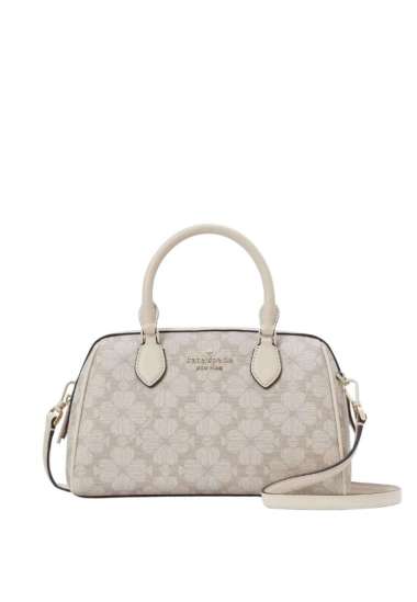 Kate Spade Spade Flower Small Dolly Duffle Dark Beige Multi