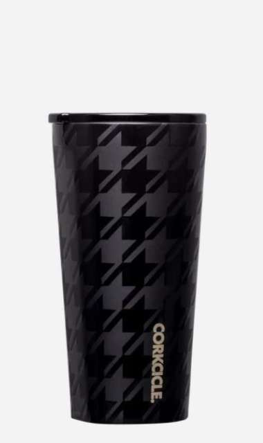 Corkcicle 16oz Tumbler original OnyxHoundstooth