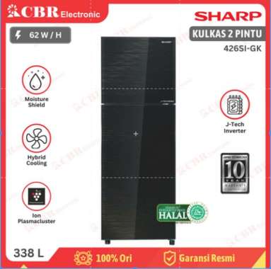 KULKAS 2 PINTU SHARP 338 L / SJ-426SI-GK