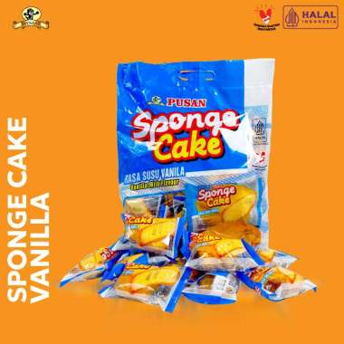 Pusan Sponge Cake Bolu Rasa Vanilla