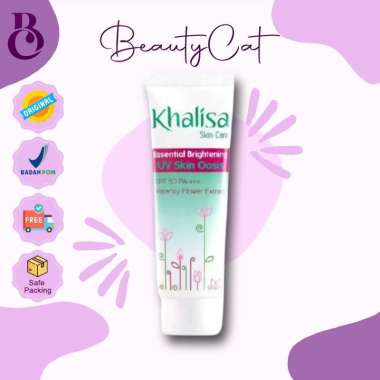 Khalisa Essential Brightening Gel Sunscreen Skin Oasis 40g | Sunscreen Gel SPF 50+ PA++++