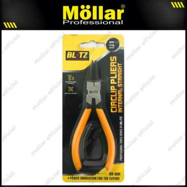 BLITZ 33-221 Tang Snapring Lurus Tutup 5" Penjepit Spi Circlip Pliers Straight Internal