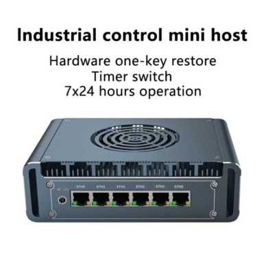 Industrial Mini PC G31F Intel Pentium Gold 8505 6 Port LAN 2.5G Intel i226V Support PFSense Mikrotik