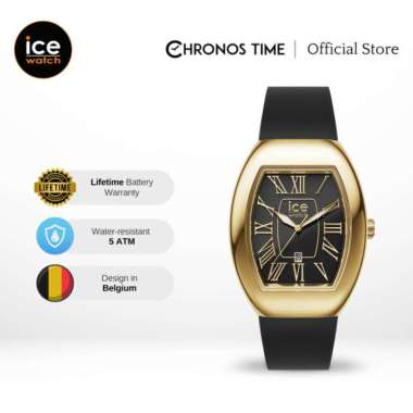 Jam Tangan Wanita Ice Watch ICE Boliday Dome - Black Gold 35mm [024048]