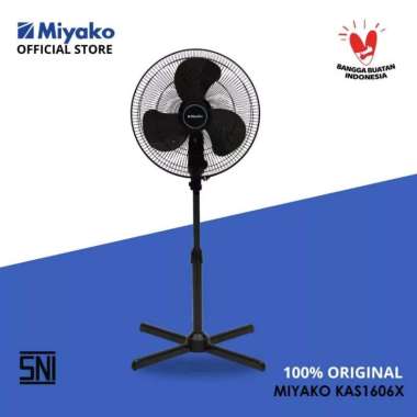 Kipas Angin Miyako KAS1606XGB Jaring Besi - Kipas angin berdiri Stand fan