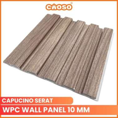WPC wall Panel 145 cm Dekorasi Dinding Kayu | Wallpanel Woodpanel 3M 3D 145cm X 15,5cm CAOSO CAPUCIN