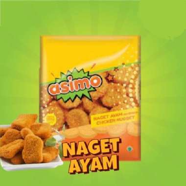 ASIMO CHICKEN NUGGET COIN 250GR NAGET AYAM KOMBINASI BENTUK KOIN HALAL