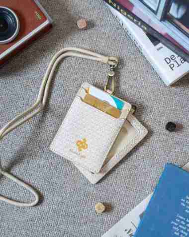 Heaven Lights - Lanyard - ID Card Holder Nude