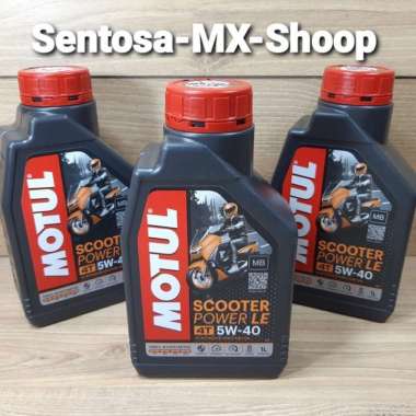 OLI MOTUL MATIC / SCOOTER POWER LEE 5W40 4T 1 LITER Oli MOTUL power le 1 liter, 5w-40