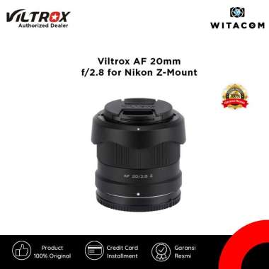 WITACOM - Lensa Viltrox AF 20mm f/2.8 Z for Nikon Z-Mount - Garansi Resmi
