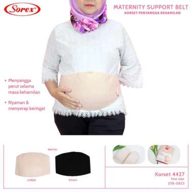 SOREX Korset Hamil | Korset Penyangga Perut Ibu Hamil | Maternity Support Belt Krem
