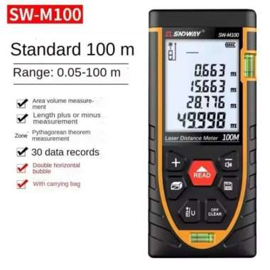 Laser Meter SNDWAY SW M50 M70 M100 M120 Range Finder SW-M100