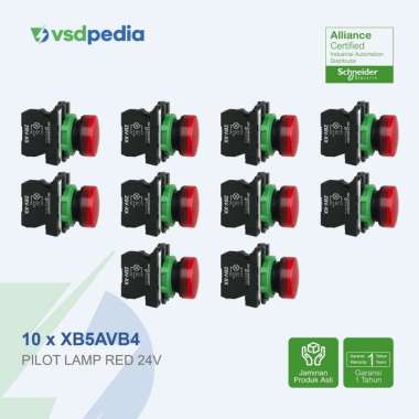 SCHNEIDER PILOT LAMP RED 24V - XB5AVB4