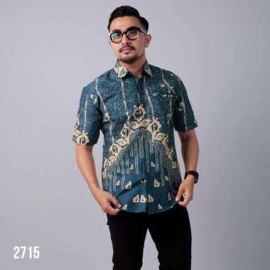 DGM Fashion Kemeja Batik Pria lapis furing Lengan Pendek Premium Batik Puring 051 2715 PAKAI FURING 