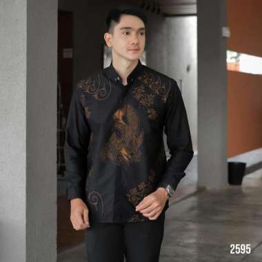 DGM Fashion Kemeja Batik Pria lapis furing Lengan Pendek Premium Batik Puring 051 2595 PAKAI FURING 