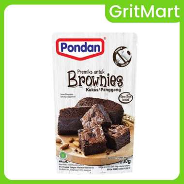 Bahan Brownies Instan I Premix Brownies Kukus I Panggang 230 gr I  Anti Gagal, Hasil Lembut & Nyokla
