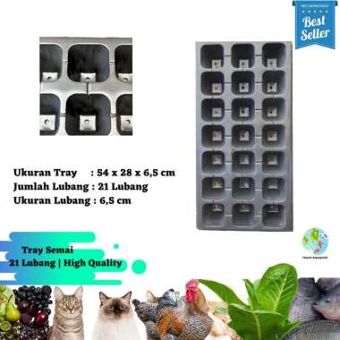 (6 pcs) Tray Semai atau Pot Semai atau Pot Tray Semai Bibit Benih