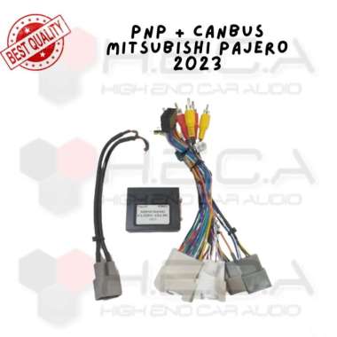 Socket PNP + Canbus Mitsubishi Pajero 2023 + Support Camera 360 Head Unit Android Plug And Play Stee