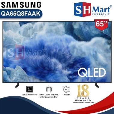 Samsung Qled Tv 65 Inch Q8F 4K Vision AI Smart Tv QA65Q8FAAKXXD / 65Q8F 2025 Garansi Resmi