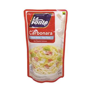 La fonte saus pasta bolognese / chicken bolognese / carbonara carbonara 315 gr