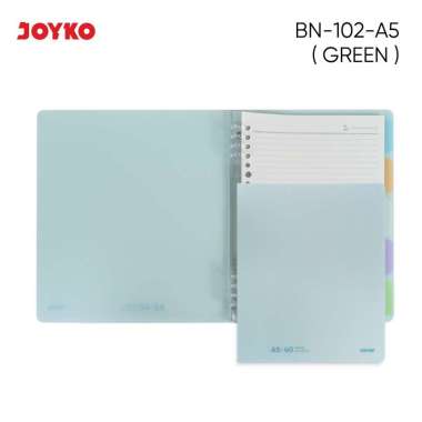JOYKO Binder Note BN-104 A5~B5 A5 Green