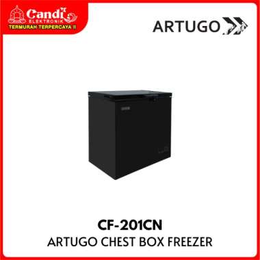 ARTUGO Chest Box Freezer Kapasitas 180 Liter PCA Inner Black CF-201CN
